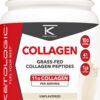 Ketologic colágeno de pasto en polvo frente