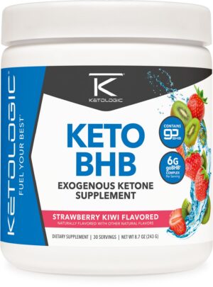 Frasco Ketologic Keto BHB y etiqueta
