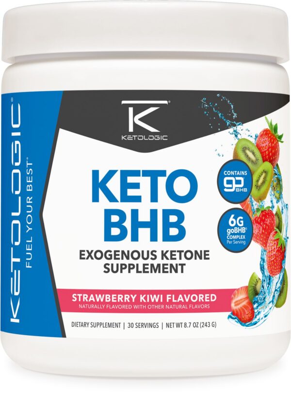 Frasco Ketologic Keto BHB y etiqueta