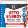 Frente de Ketologic KetoEnergy BHB suplemento sabor sandía 30 porciones