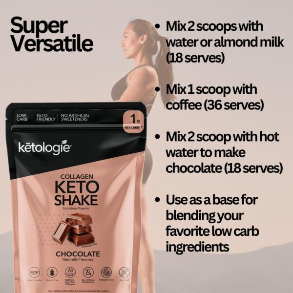 Version 1.0.0 Ketologie Keto Colágeno Shake etiqueta