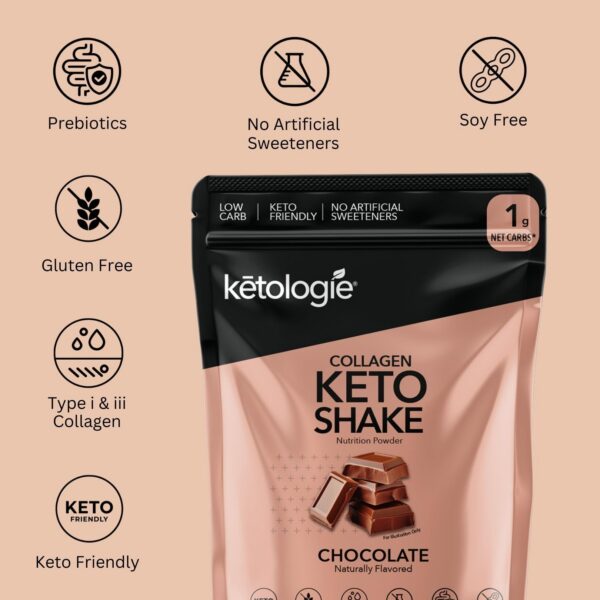 Version 1.0.0 Ingredientes del Ketologie Keto Colágeno Shake