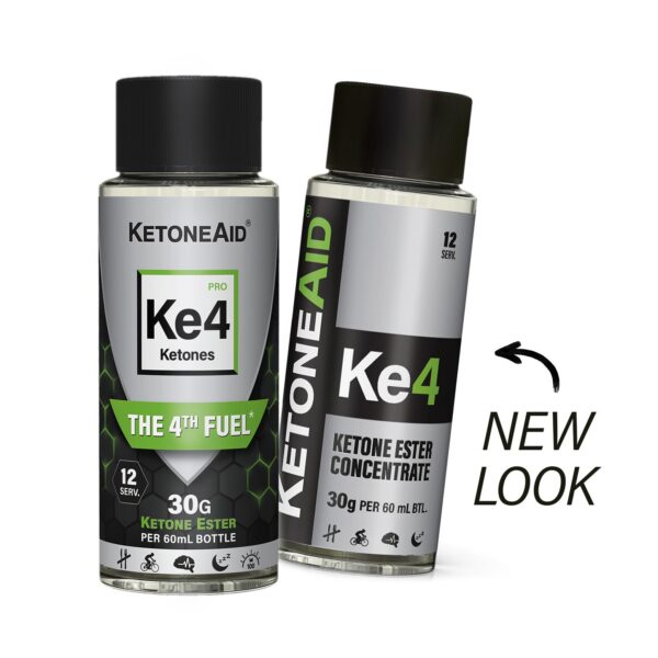 Etiqueta KetoneAid Ke4 éster de cetona 2 oz