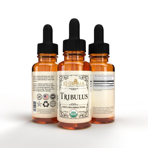Khroma tribulus líquido máxima fuerza sin alcohol suplemento natural