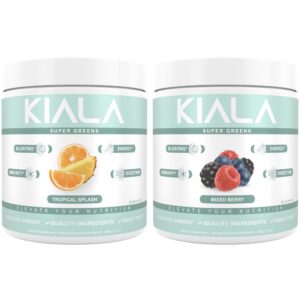 Version 1.0.0 Contenedor Kiala Nutrition Super Greens con spirulina y chlorella