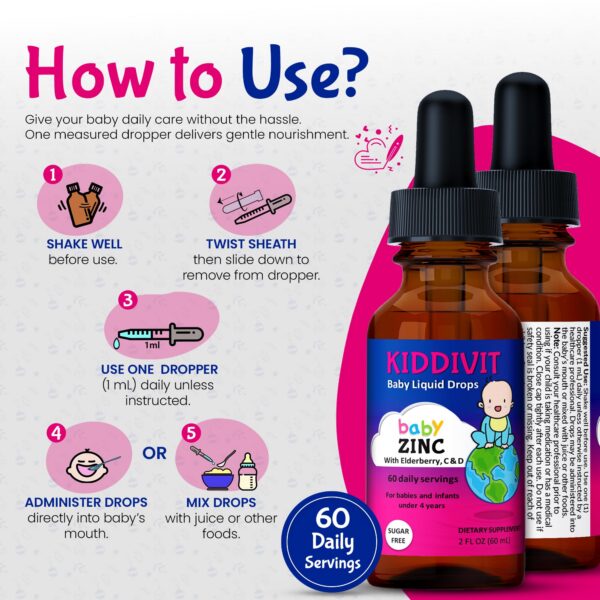 Frasco con información de D3 y Sauco