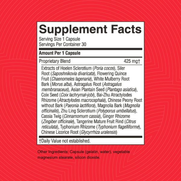 Detalle de la etiqueta del producto