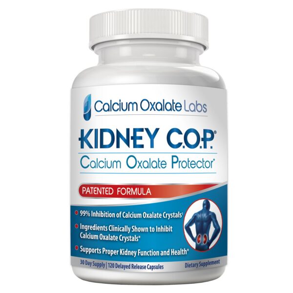 KIDNEY COP Protector de Oxalato de Calcio etiqueta