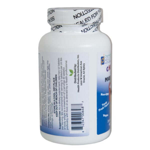 Version 1.0.0 Tabletas masticables de sabor frutal