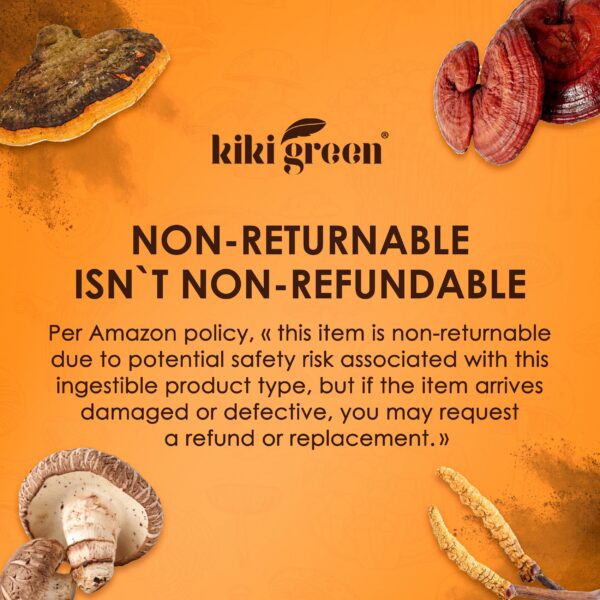 Suplemento polvo hongos KIKI Green para añadir a bebidas diarias