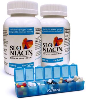 Kinara Slo Niacin frasco