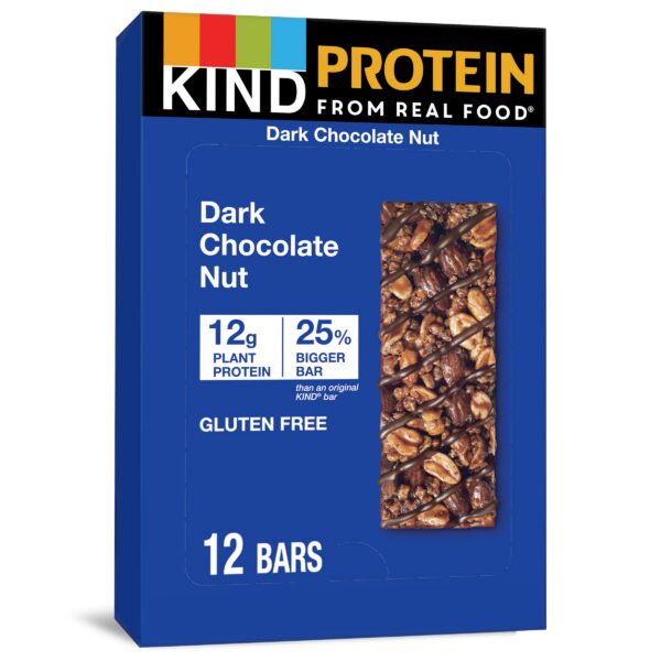 Barras KIND proteina chocolate-nuez frontal