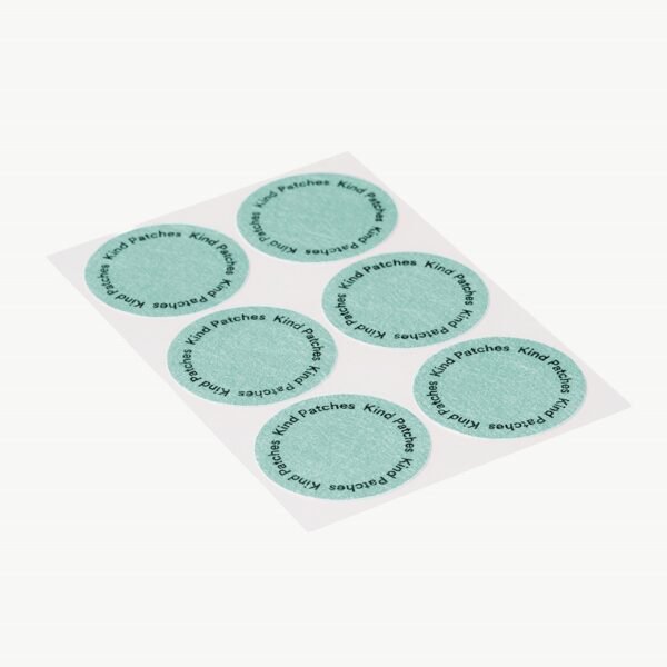 Parche aplicado en piel