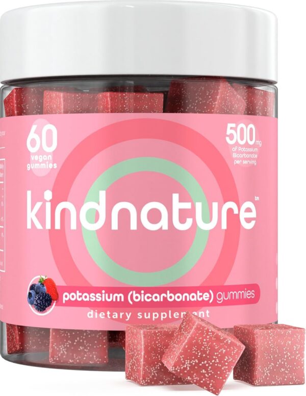 KINDNATURE Potasio Gomitas Botella Frontal