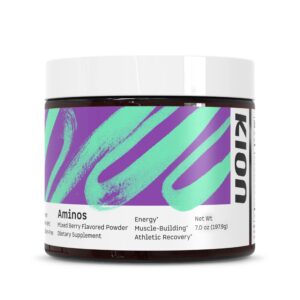 Frente del envase Kion Aminos en polvo