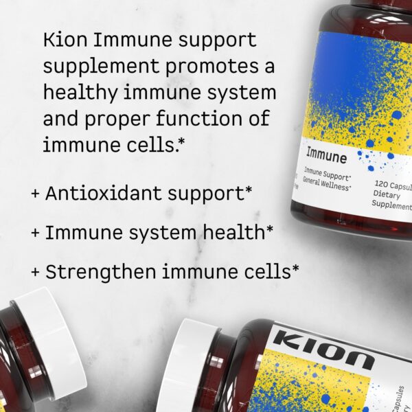 Kion Immune cápsulas vitamina c zinc para bienestar diario