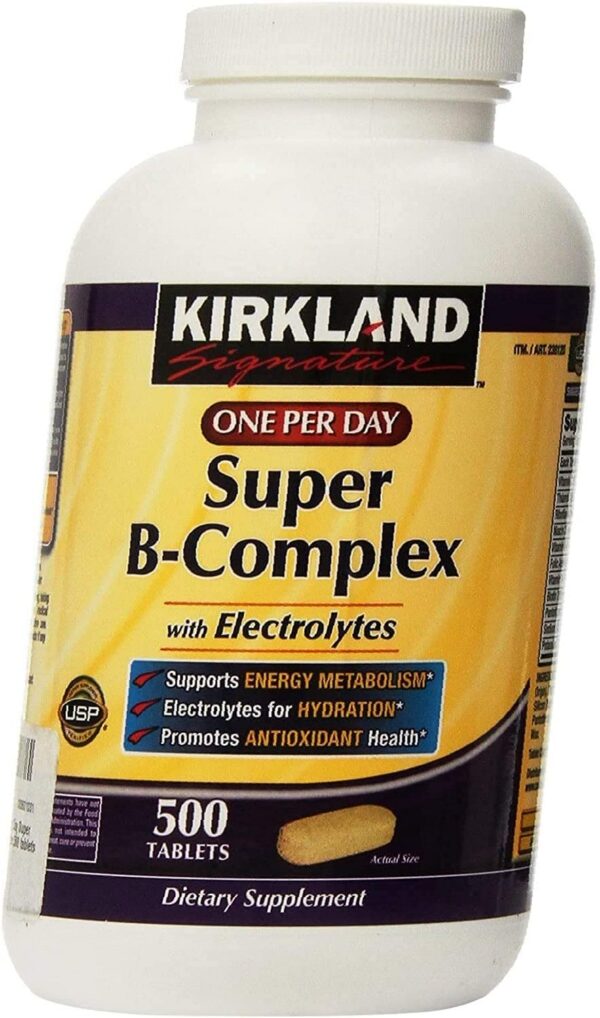 Kirkland B-Complex 1 tableta al día frasco
