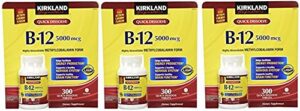 Version 1.0.0 Kirkland B12 sublingual 5000 mcg 300 tabletas sabor cereza