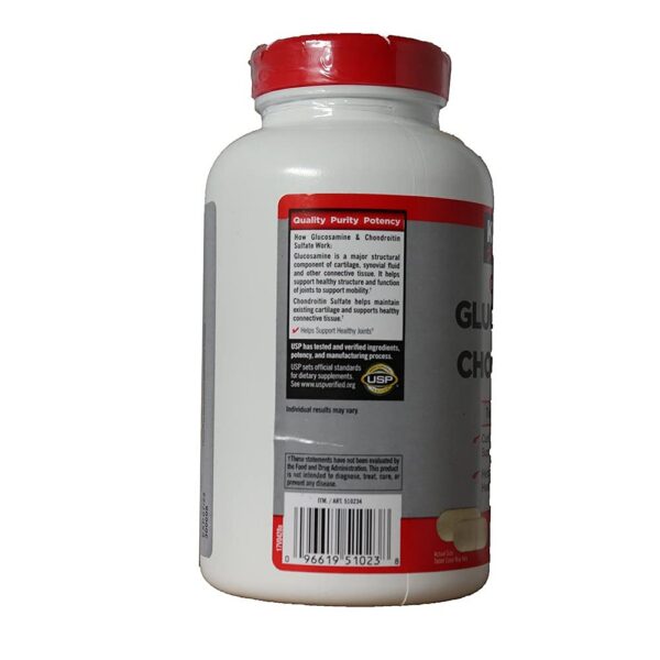 KIRKLAND Glucosamina y Condroitina información nutricional