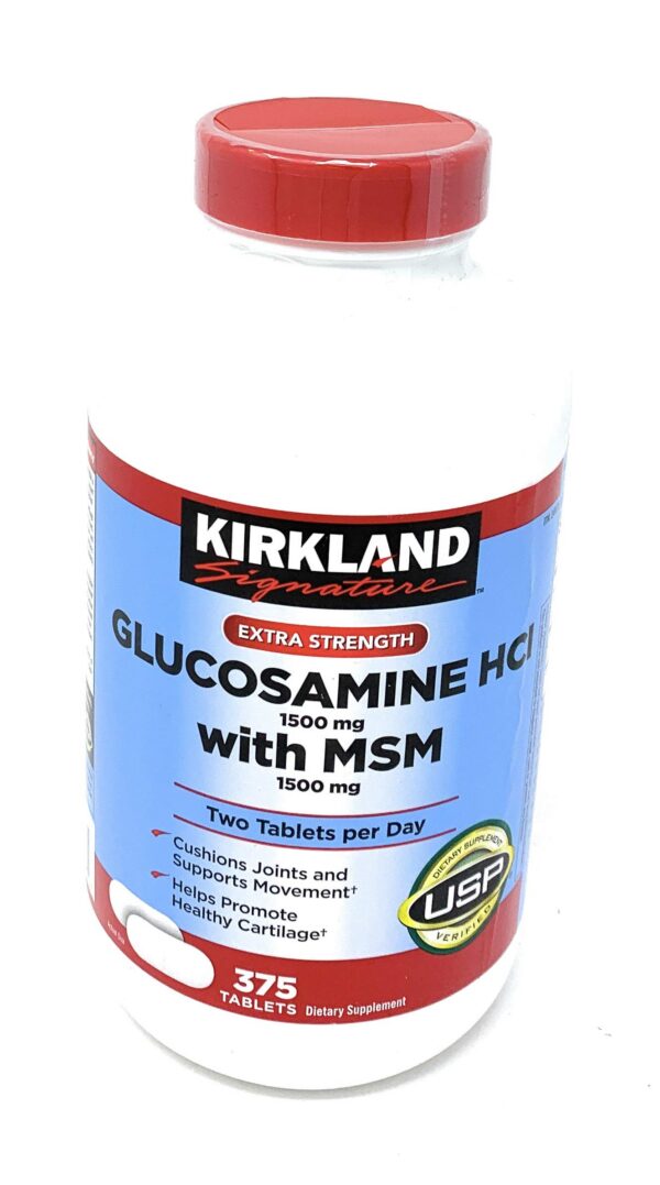 KIRKLAND glucosamina HCl tabletas frontal
