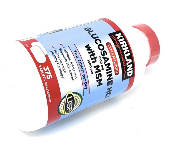 Detalle de tabletas kirkland glucosamina