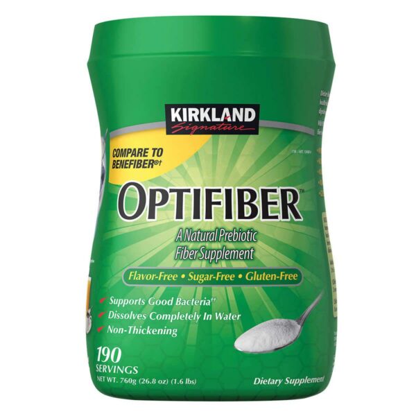 Kirkland OPTIFIBER suplemento fibra natural 190 porciones
