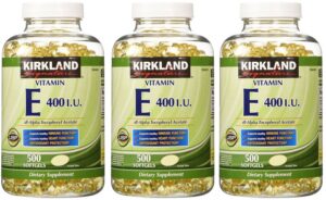 Version 1.0.0 Paquete triple kirkland signature vitamina e 400 ui 500 cápsulas blandas