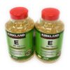 Kirkland Signature vitamina e 400 ui 500 cápsulas paquete doble