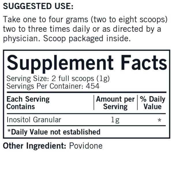 Frasco de Kirkman Inositol polvo soluble