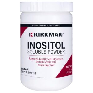 Version 1.0.0 Kirkman Inositol polvo soluble frente etiqueta
