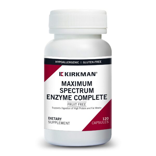 Version 1.0.0 Etiqueta frontal Kirkman Maximum Spectrum Enzyme Complete