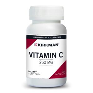Kirkman Vitamina C 250 mg cápsulas bote frontal