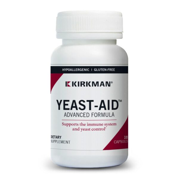 Kirkman Yeast-Aid fórmula avanzada 100 cápsulas vegetarianas