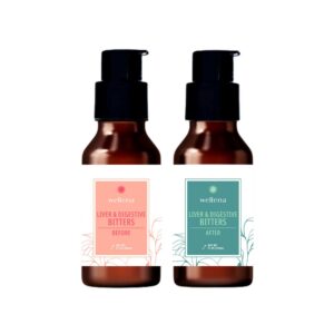 Kit amargos para hígado y digestión Wellena líquido pack 2