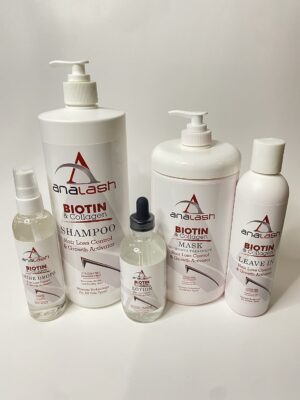 Version 1.0.0 Kit Analash Biotina y Colágeno 5 pasos para cuidado capilar
