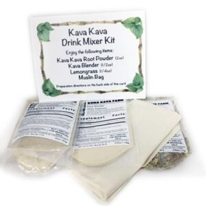 Kit básico Kava Kava para dos personas con ingredientes naturales