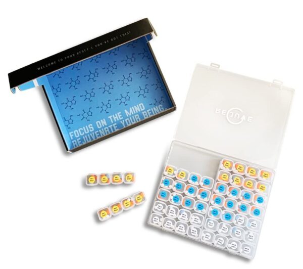 Version 1.0.0 Kit detox cafeína Quit Caffeine REJUVE caja dispensadora