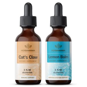 Version 1.0.0 Kit Herbamama gotas líquidas Uña de Gato y Toronjil 2 fl oz