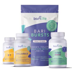 Kit inicial Bari Life vitaminas y suplementos post operación