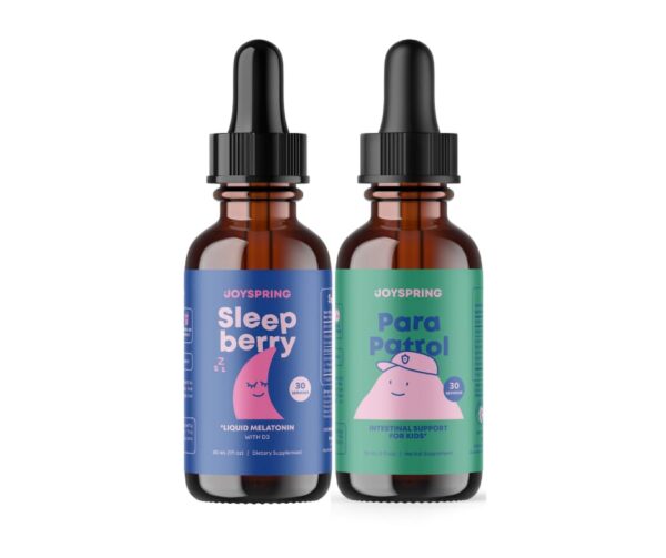 Kit JoySpring SleepBerry melatonina líquida para niños