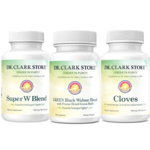Kit limpieza intestinal Dr Clark Store nogal negro artemisa clavo
