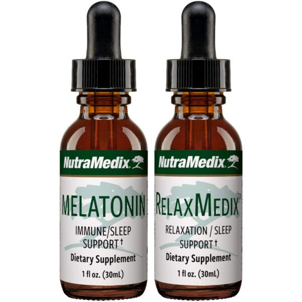 kit nutramedix gotas de melatonina y relaxmedix para sueño
