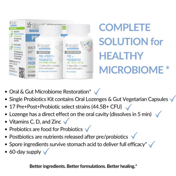 Kit StellaLife con 17 cepas probióticas