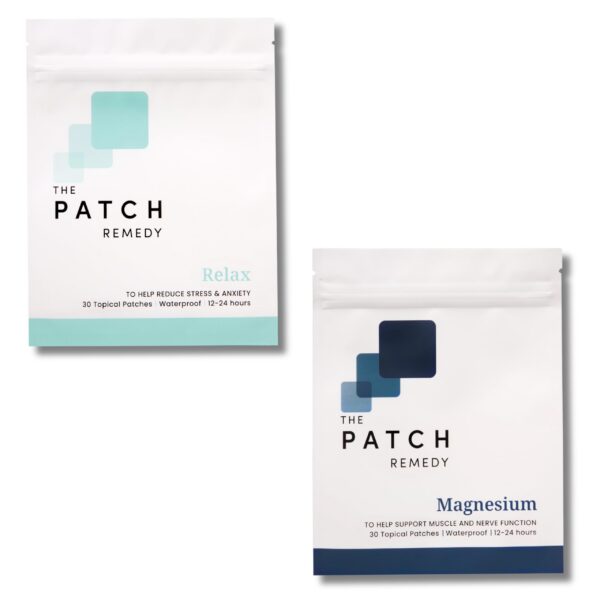 Kit The Patch Remedy Relax y Magnesio Glicinato parches tópicos