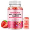 Frasco de gomitas multivitamínicas para mujeres