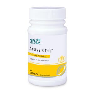 Klaire Labs Active B Trio complejo metilado vitaminas B 60 cápsulas
