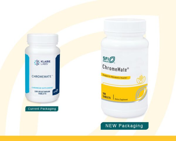 Version 1.0.0 Etiqueta frontal Chromemate cromo niacina