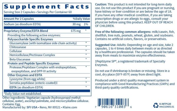 Etiqueta de Interfase Plus y Serralase