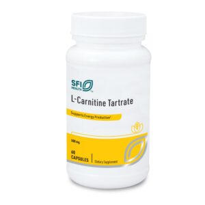 Version 1.0.0 Klaire Labs L-Carnitine Tartrate cápsulas - frasco