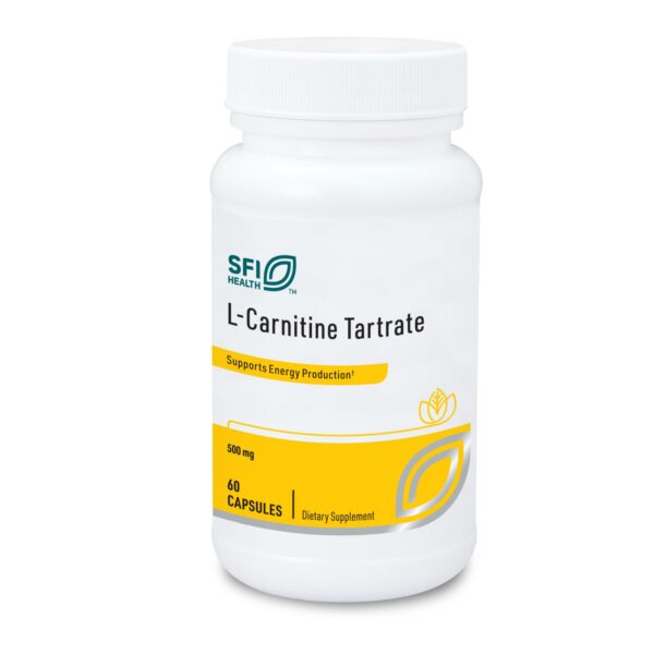 Klaire Labs L-Carnitine Tartrate cápsulas - frasco